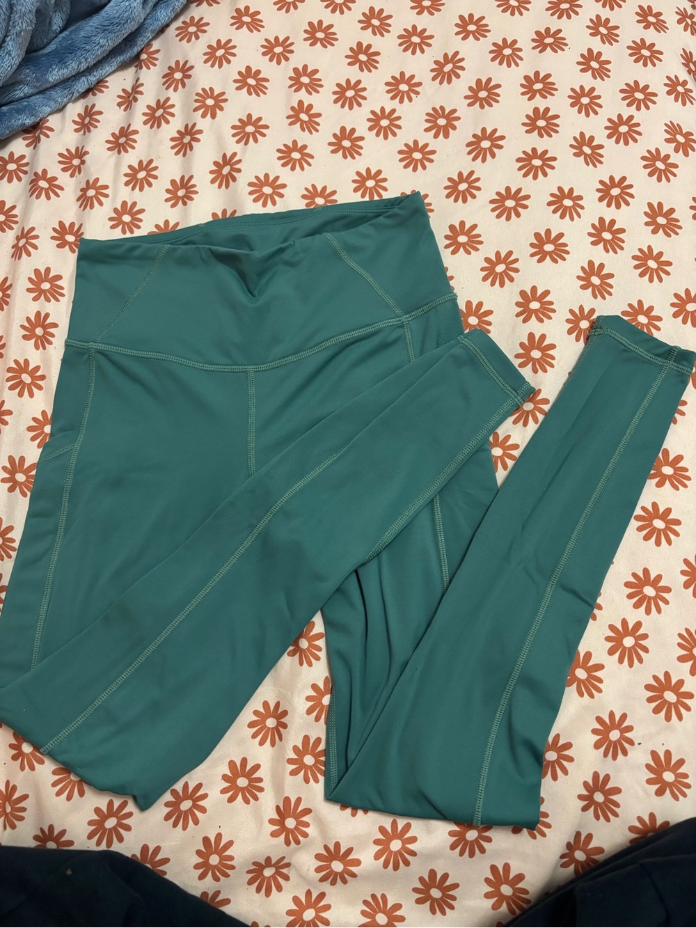 Prana Teal High-Waist Leggings